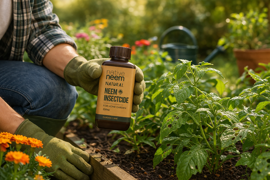native neem insecticide bottle 