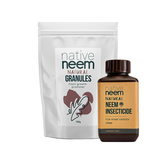 Nativeneem Grass Grub Bundle with neem granules 500g and insecticide 250ml