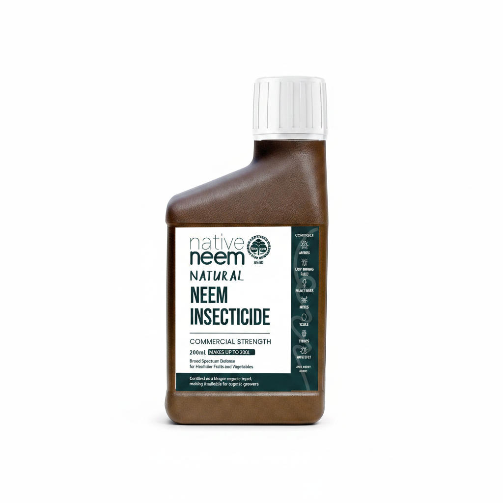 Nativeneem Organic Neem Insecticide Commercial Strength 200ml