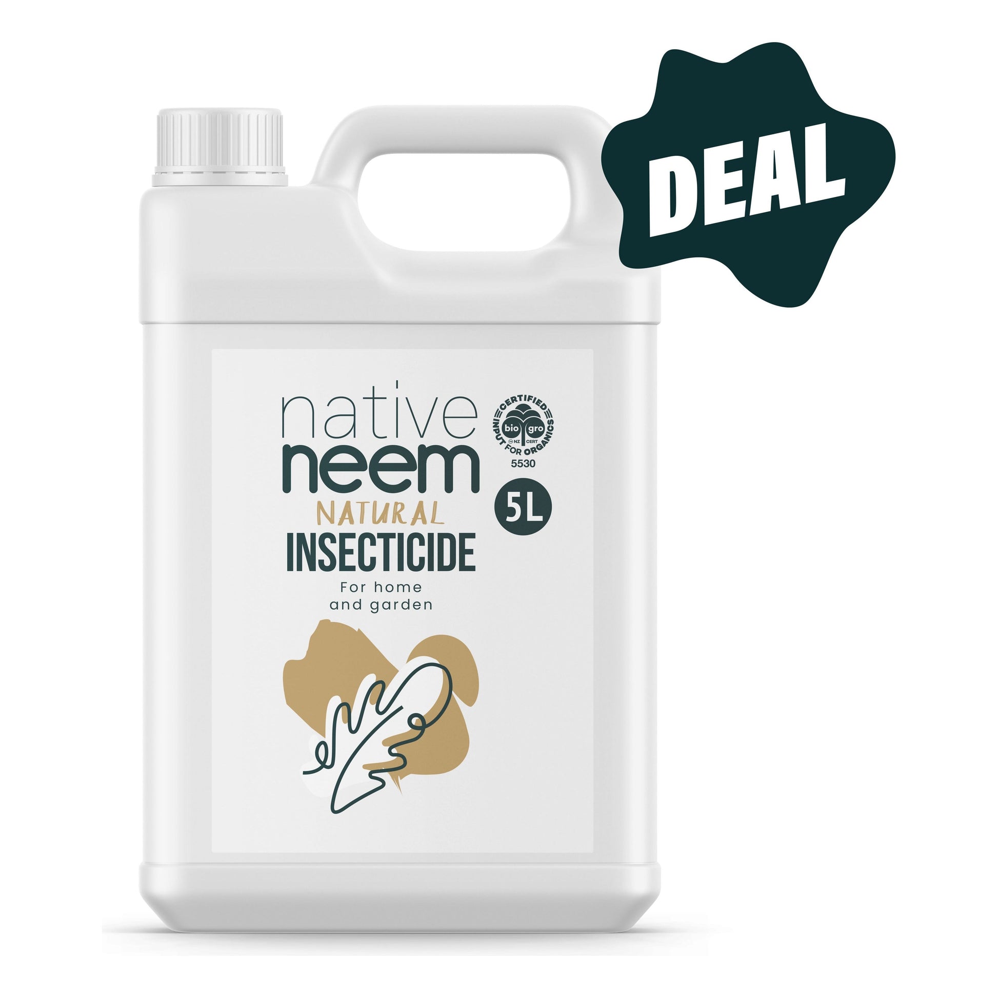 Organic Neem Oil Insecticide 5L | Native Neem – Nativeneem