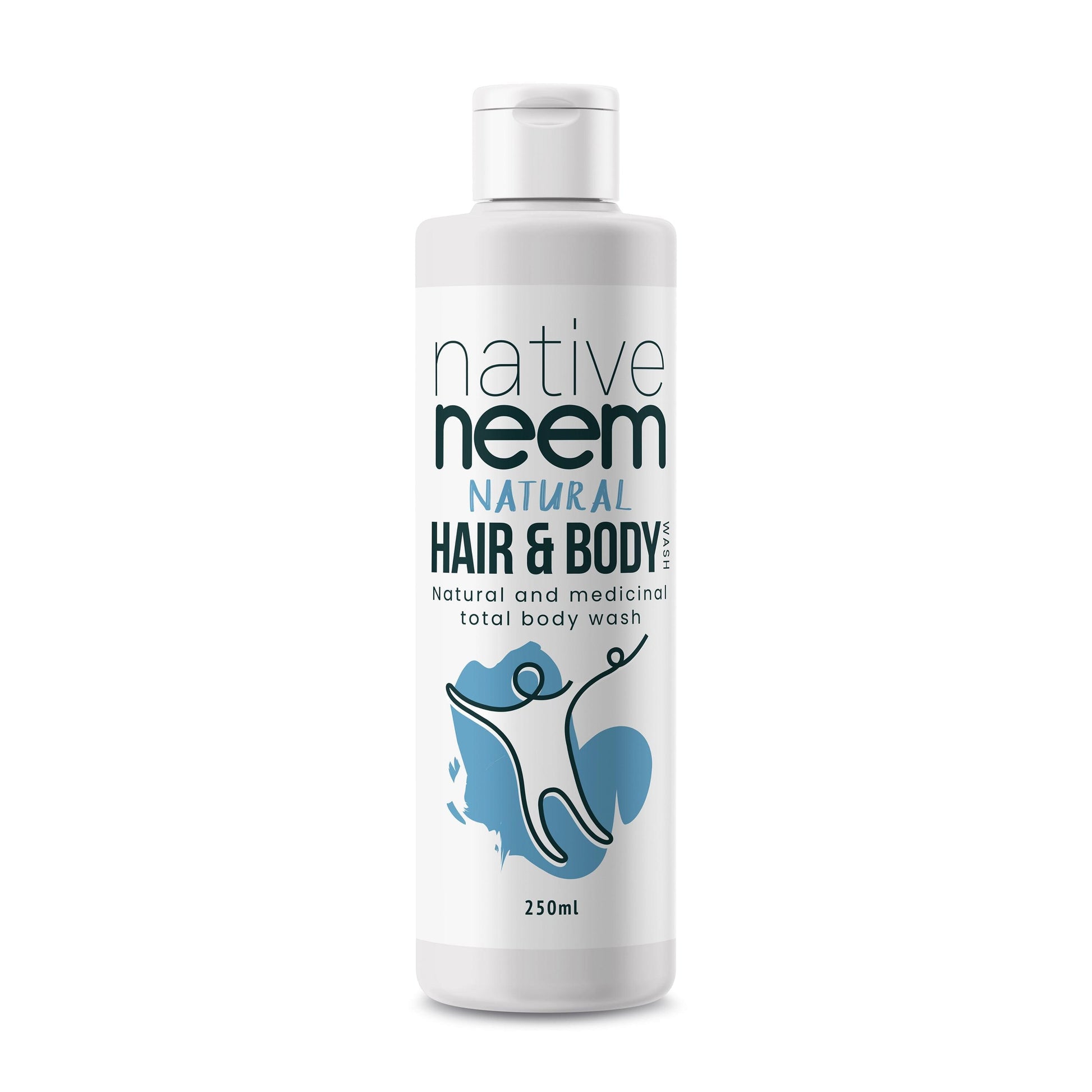 Organic Neem Hair and Body Wash 250ml - NativeNeem