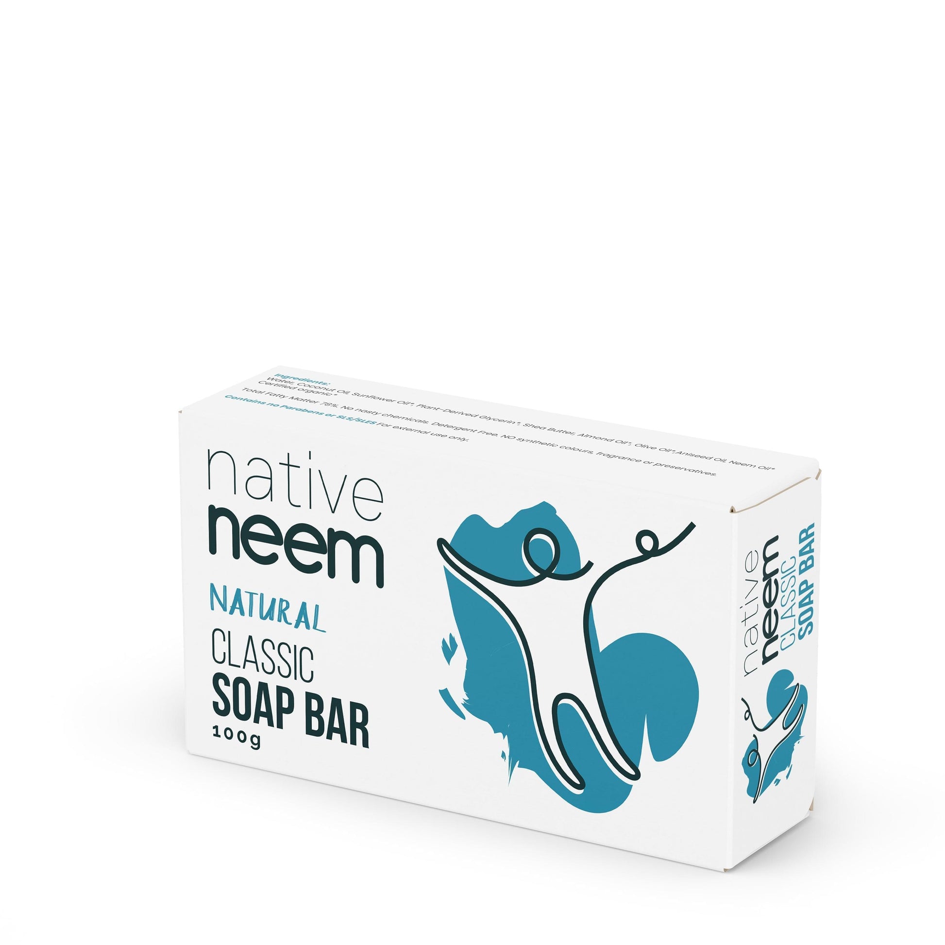 Organic Neem Soap Bar 100g (Classic) - NativeNeem