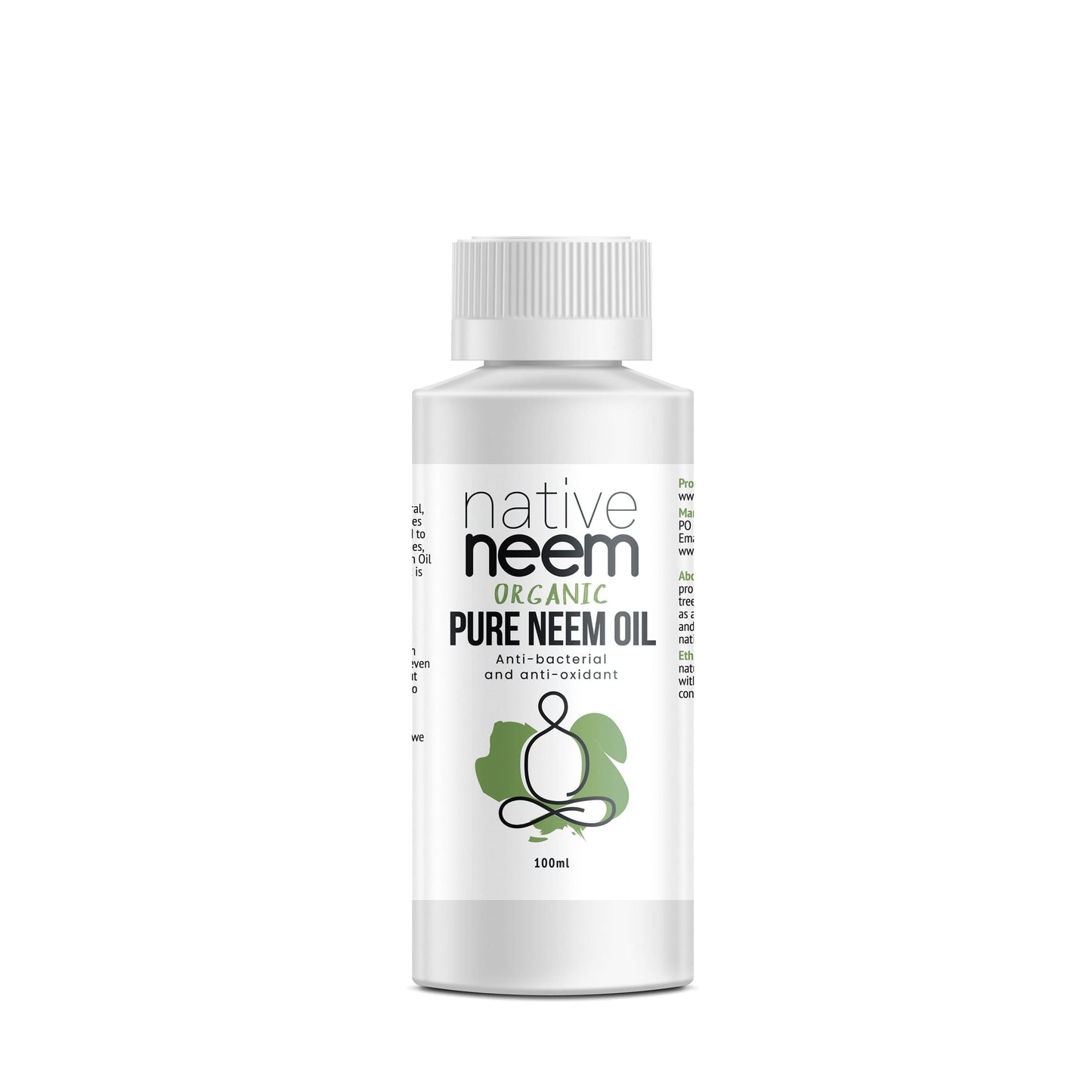 Organic Pure Neem Oil 100ml - NativeNeem