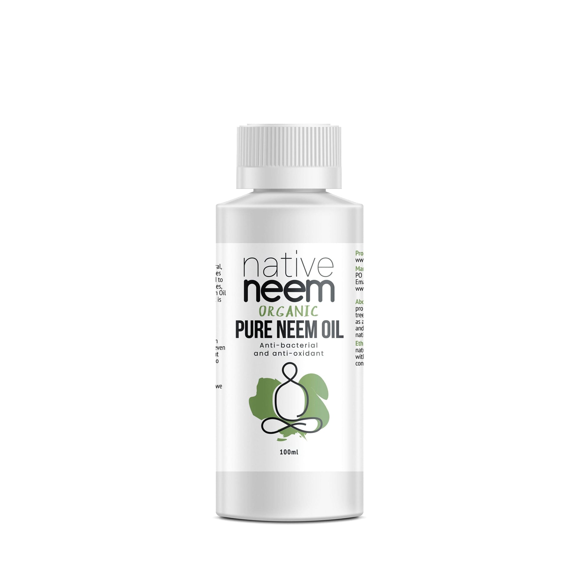 Organic Pure Neem Oil 100ml - NativeNeem